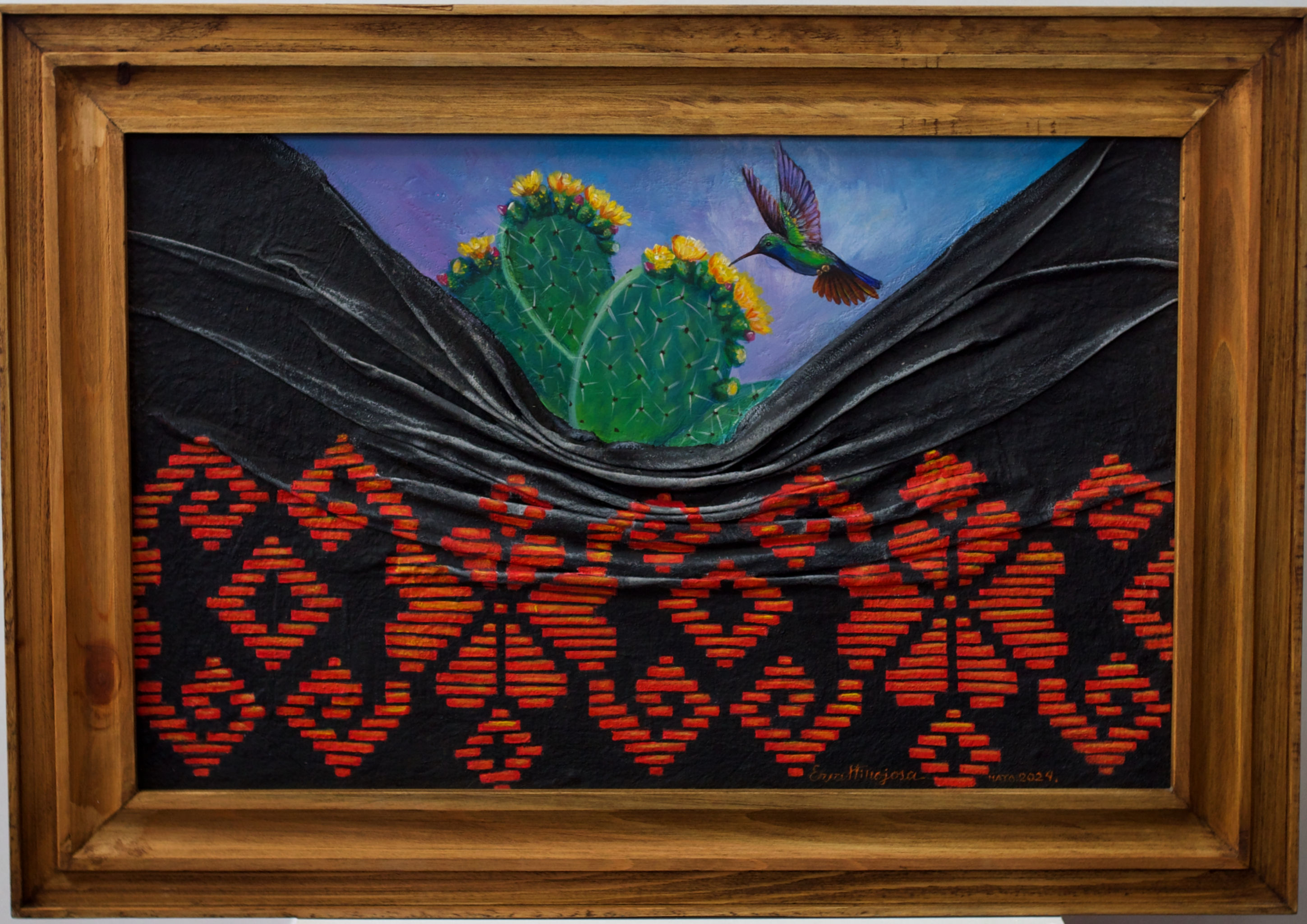 "Asómate y mira al colibrí"