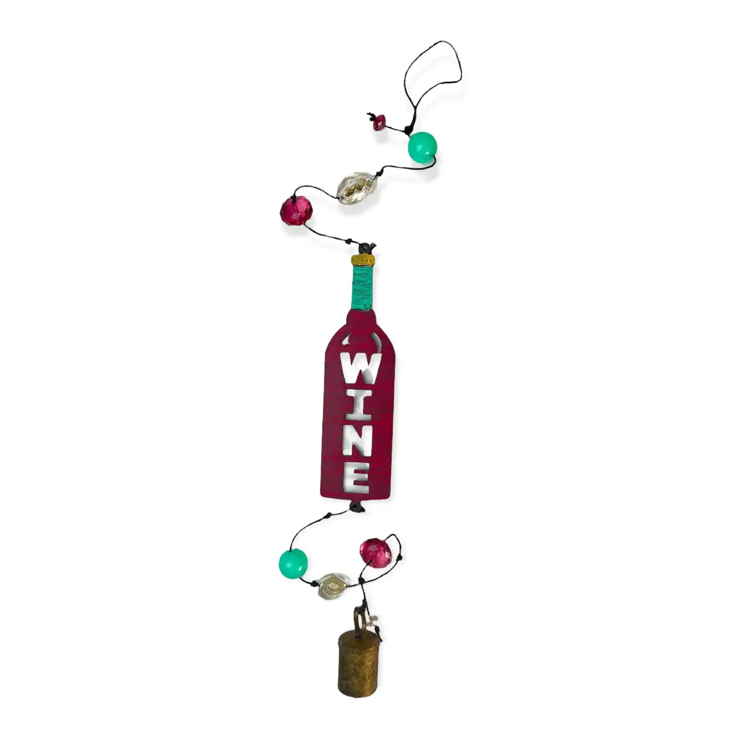 Wine Bottle Wind Chime by Whimsies