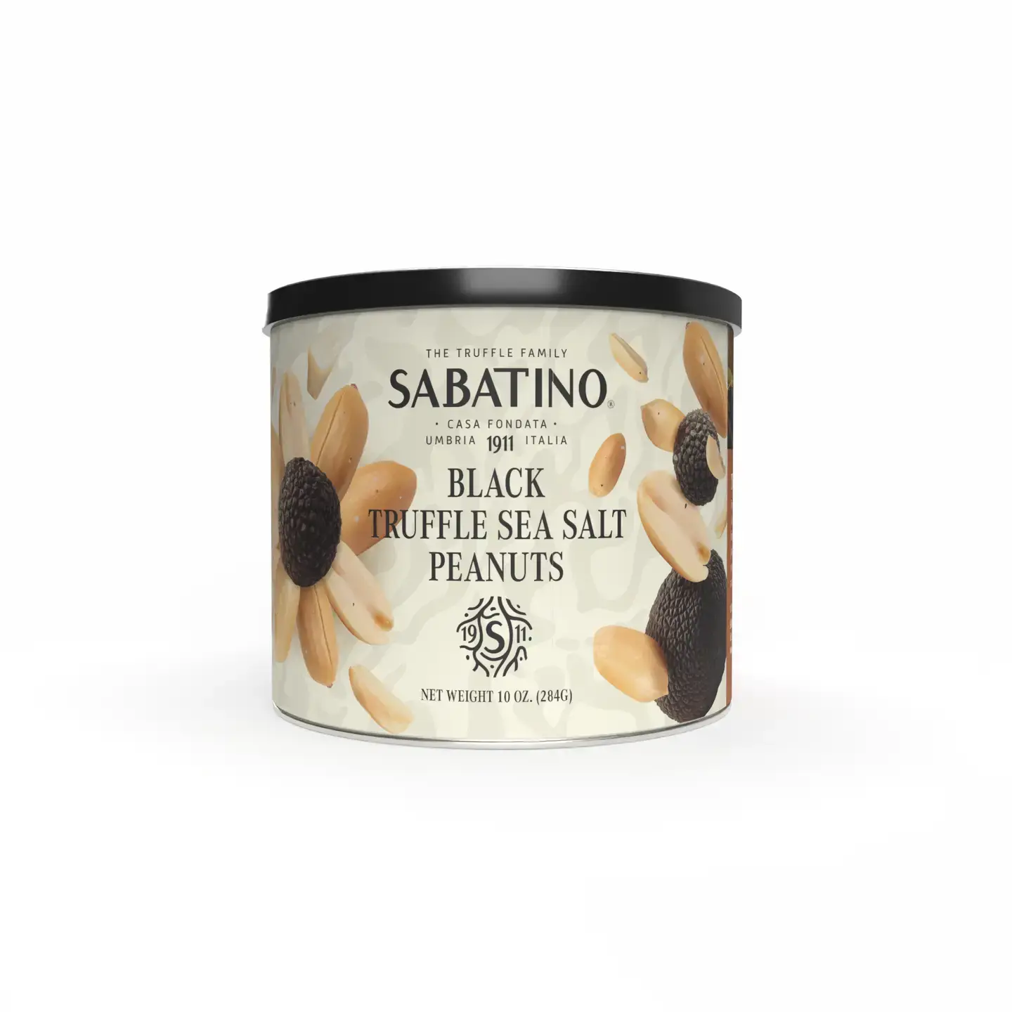 Sabatino Black Truffle Sea Salted Peanuts 10oz