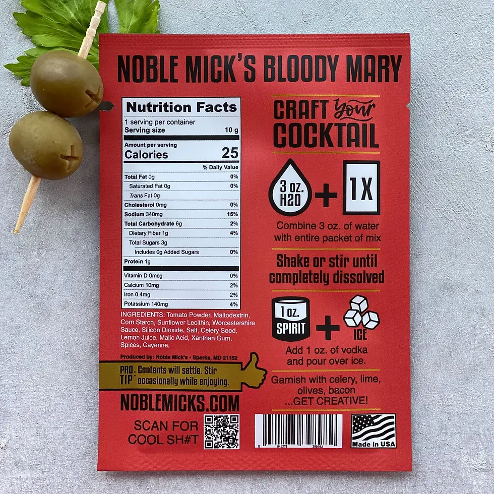 Thumbnail: Noble Mick's Single Serve Craft Cocktails - Bloody Mary