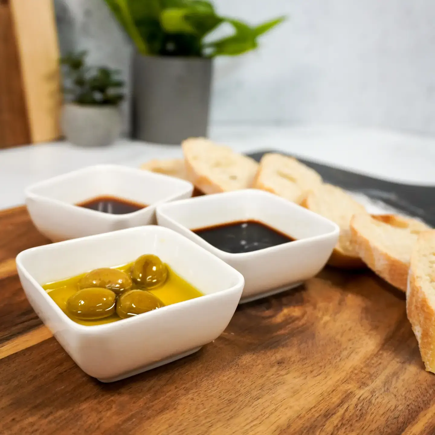 Lynn & Liana Designs White Ceramic Dipping Bowls