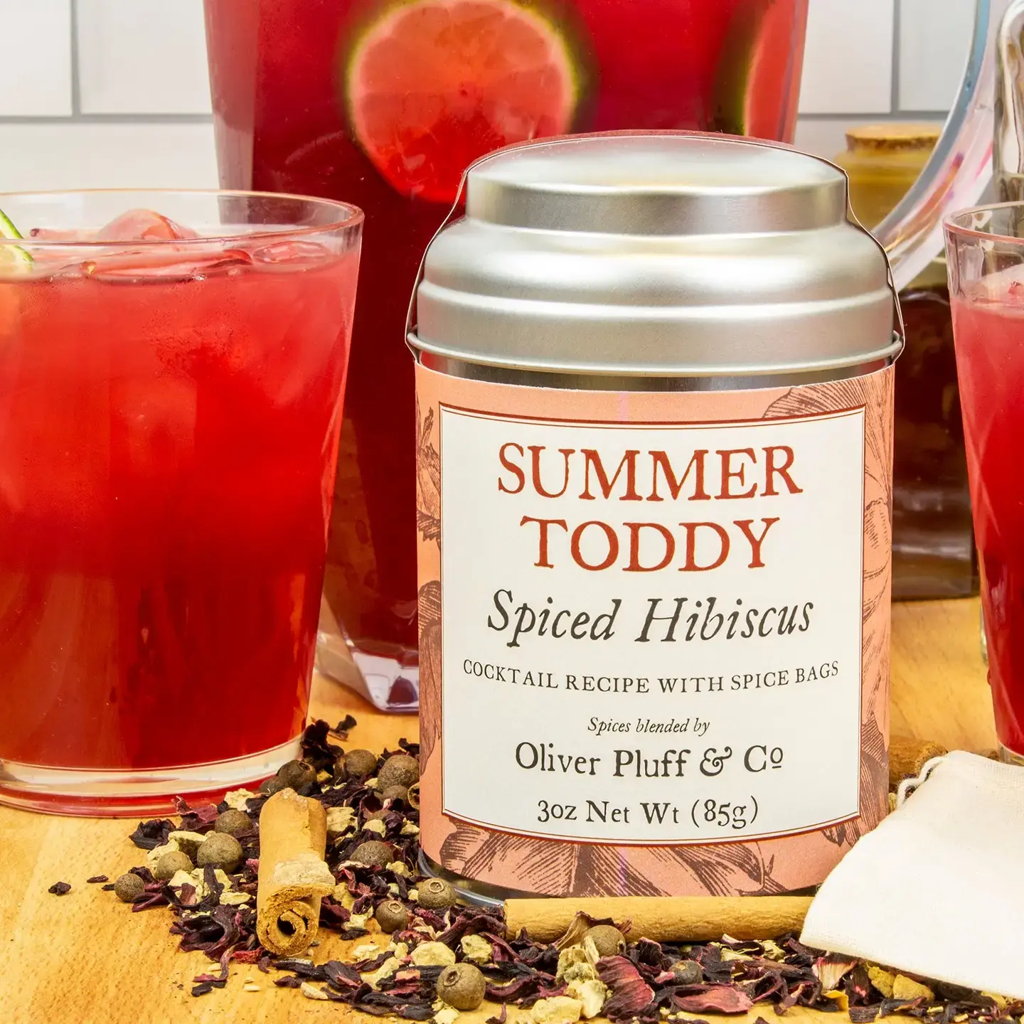 Oliver Pluff & Co. - Spiced Hibiscus Summer Toddy Kit
