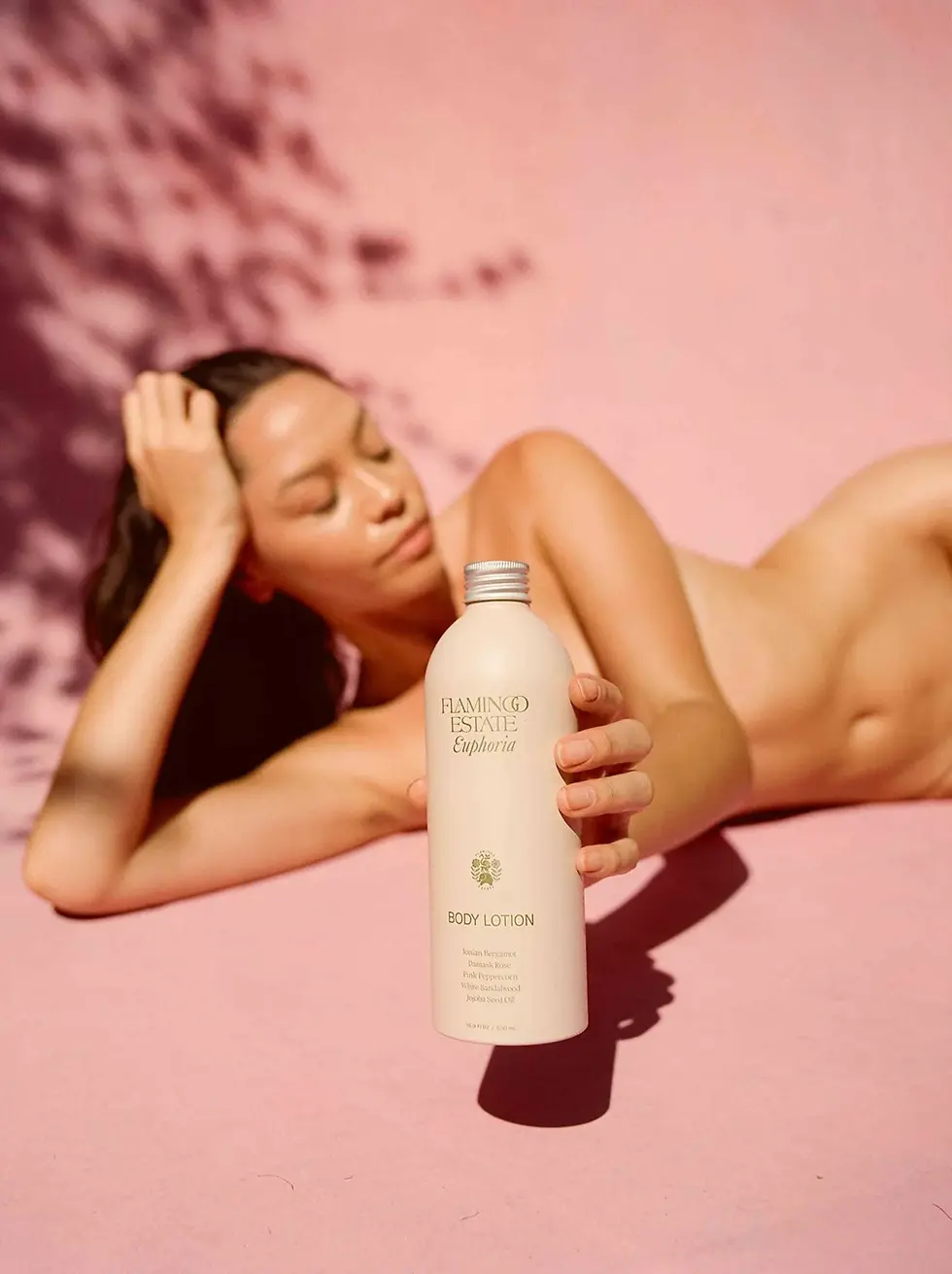 Thumbnail: Euphoria Blooming Jasmine & Damask Rose Body Lotion by Flamingo Estate