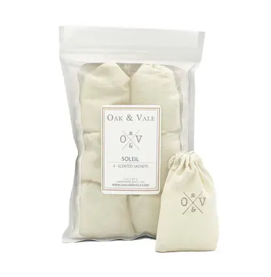 Scented Sachets (6 Pack) by Oak & Vale - Montecito