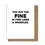 Thumbnail: Fine Lines Greeting Card