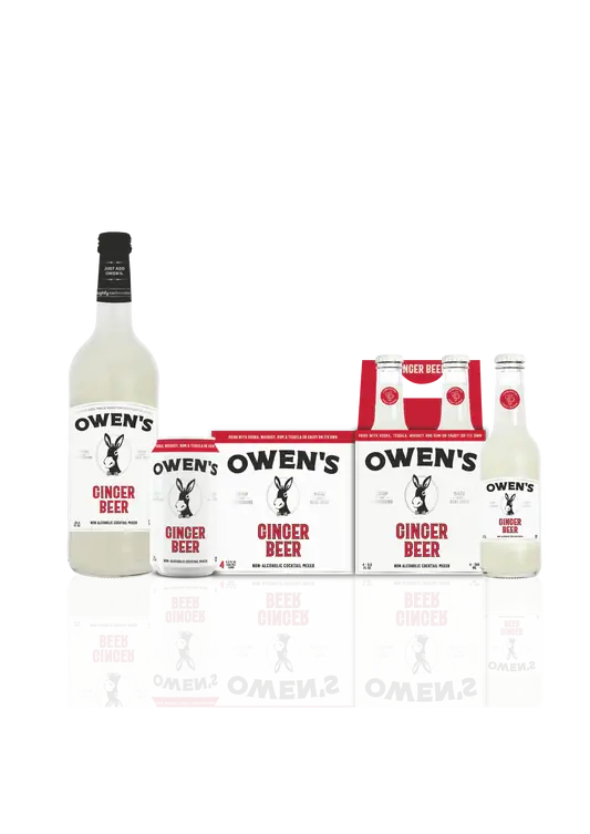 Owen's Ginger Beer (4 pack - glass bottle)