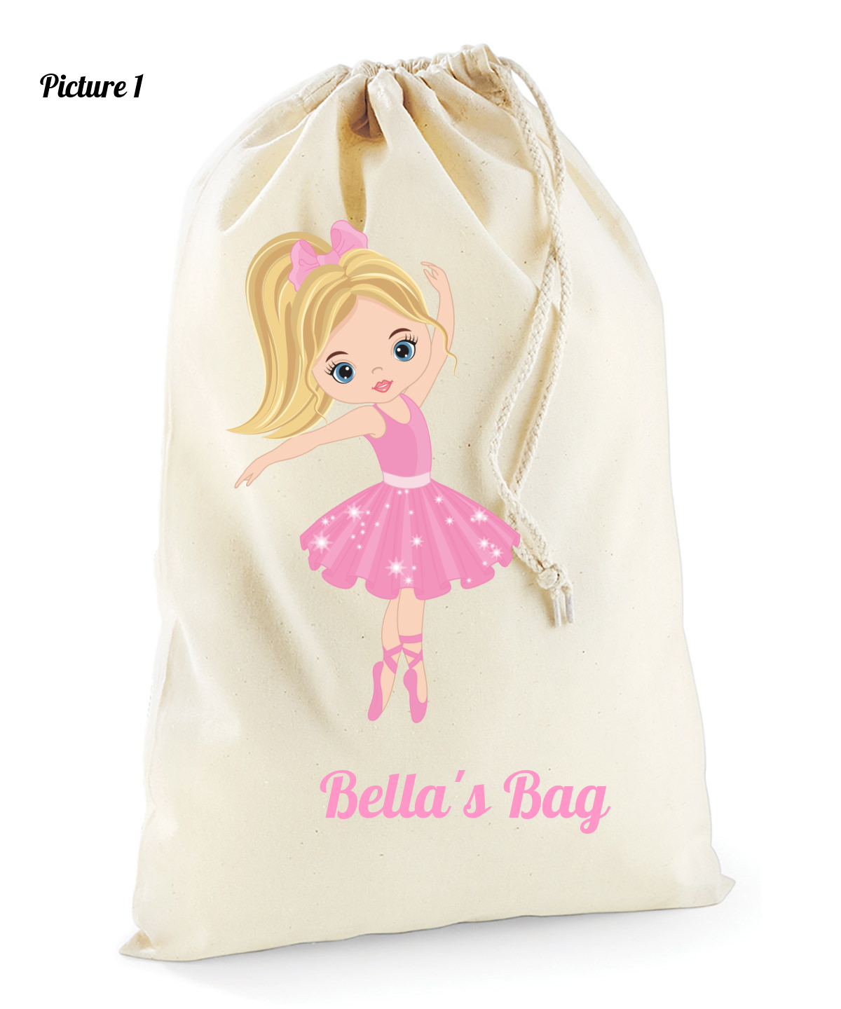 Personalised Ballet Dance Stuff Bag