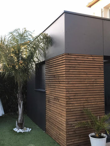 Extension maison ossature bois Wood & Zinc