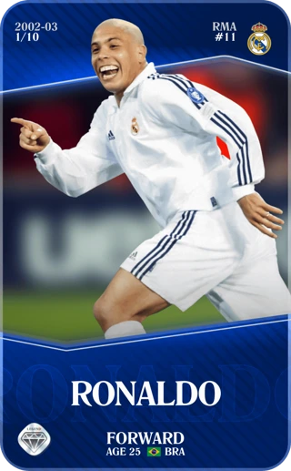 Legend Sorare Super rare card Ronaldo