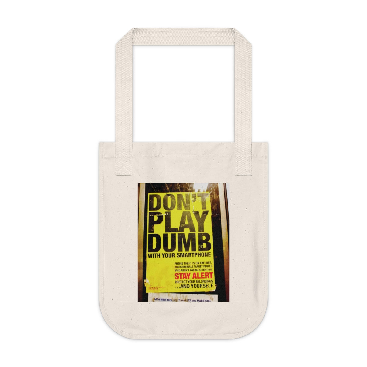 Organic Canvas Tote Bag