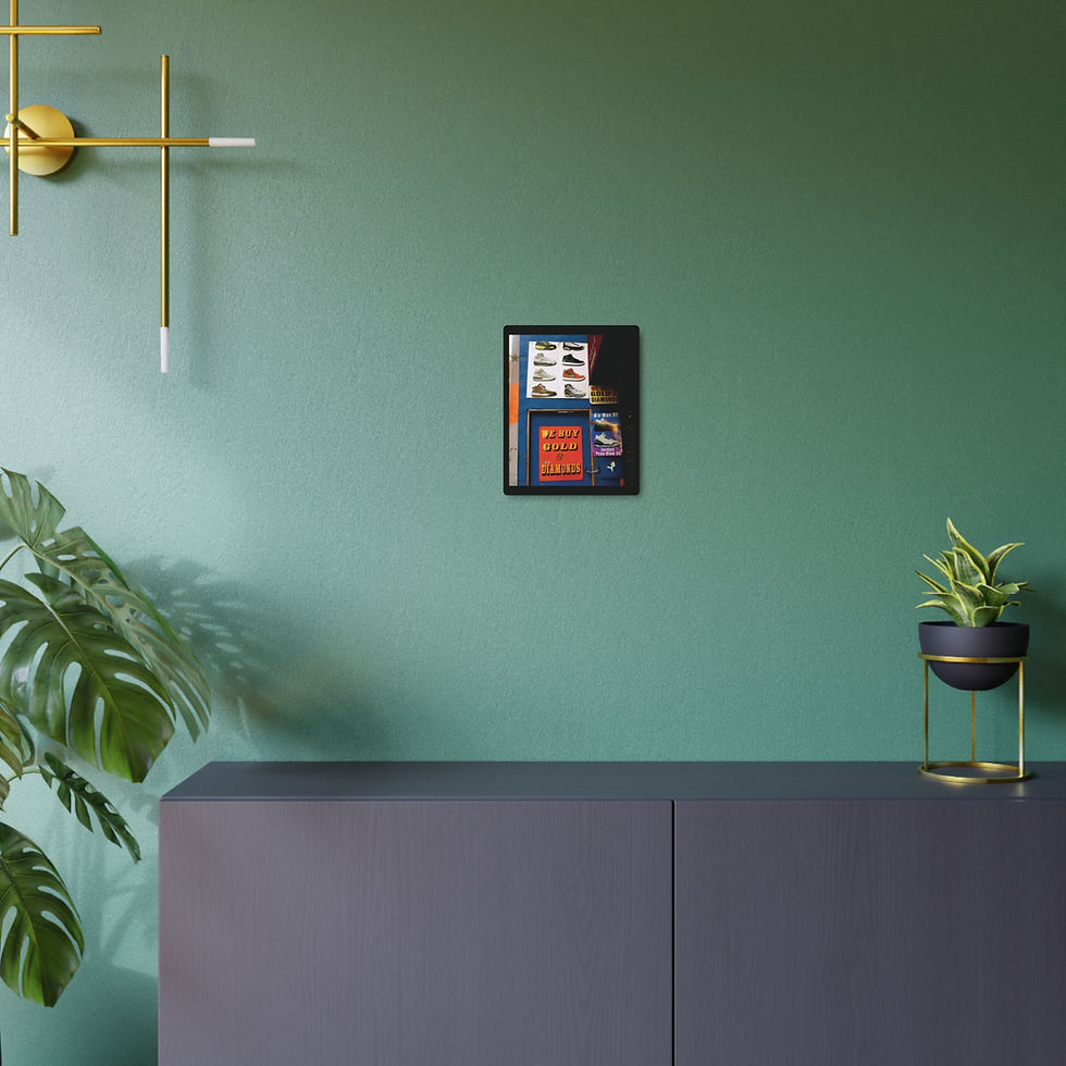 Thumbnail: "We Buy Gold" metal photo print