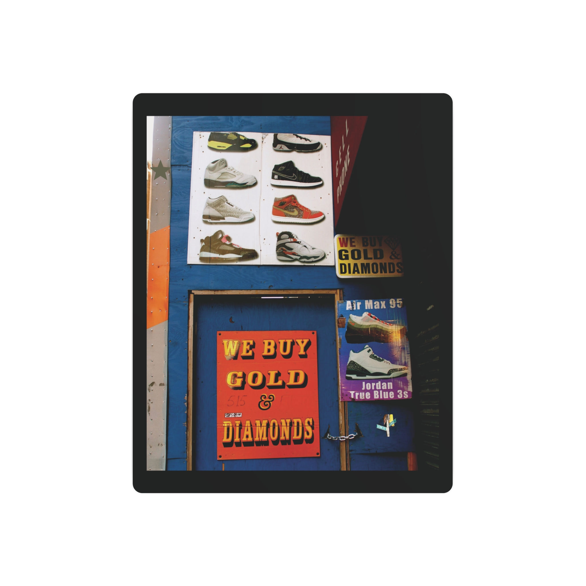 "We Buy Gold" metal photo print