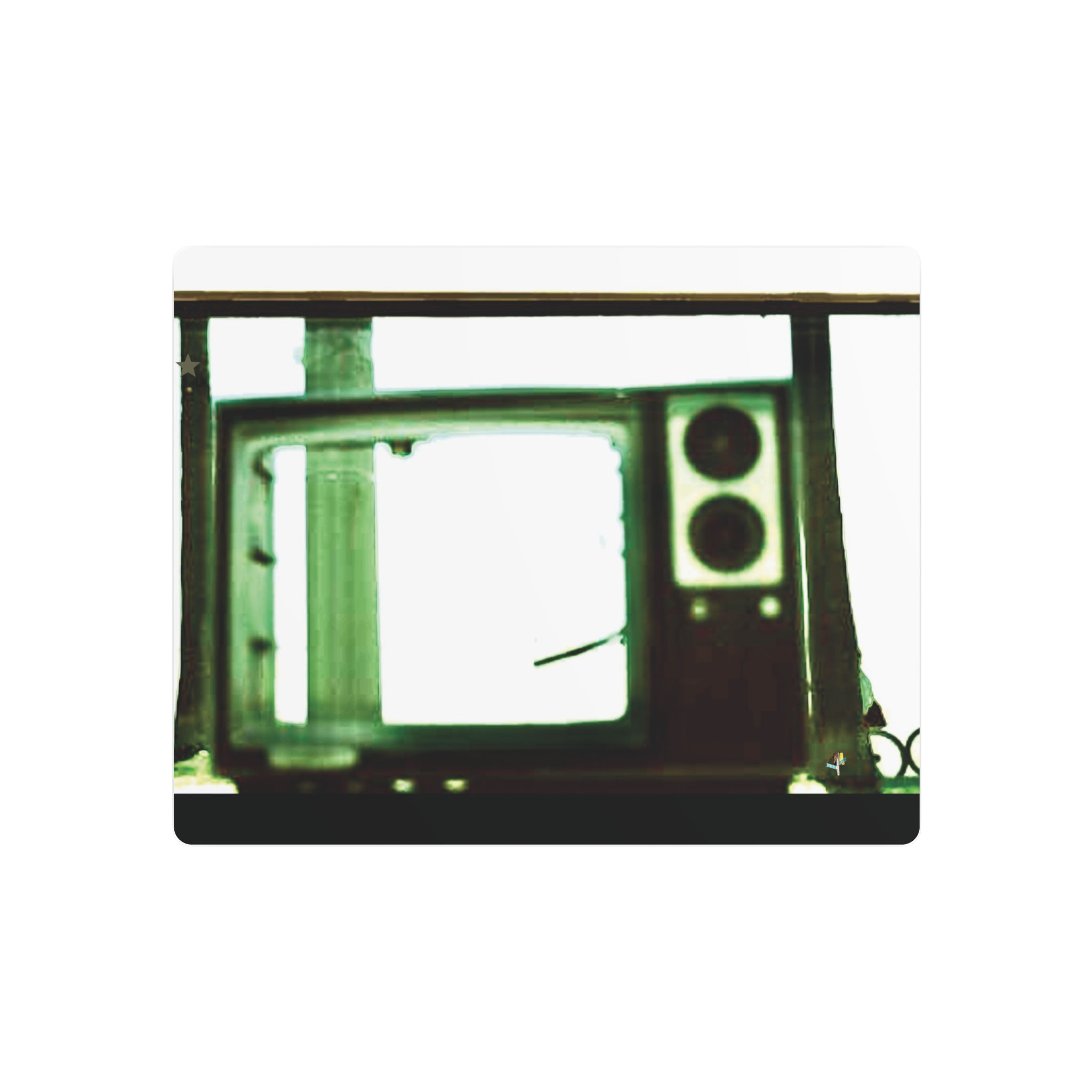 "Abstract TV" metal photo print