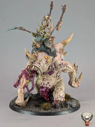 Morbidex Twiceborn des maggotkin of Nurgle
, warhammer age of sigmar tabletop+, style eavy metal peint pint of paint marseille