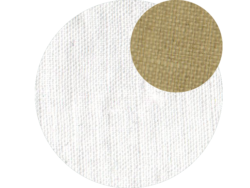 Thumbnail: V-Neck Dress White with Gold Metallic Stripe