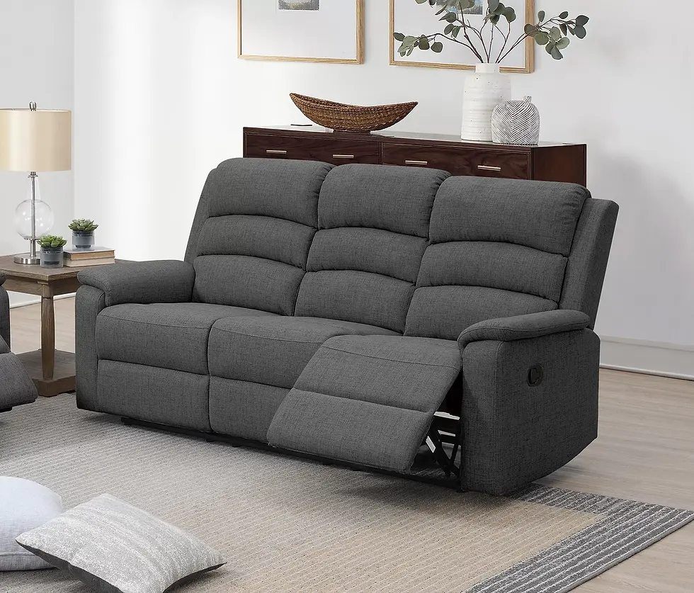 Thumbnail: Dark Gray Motion Sofa & Loveseat