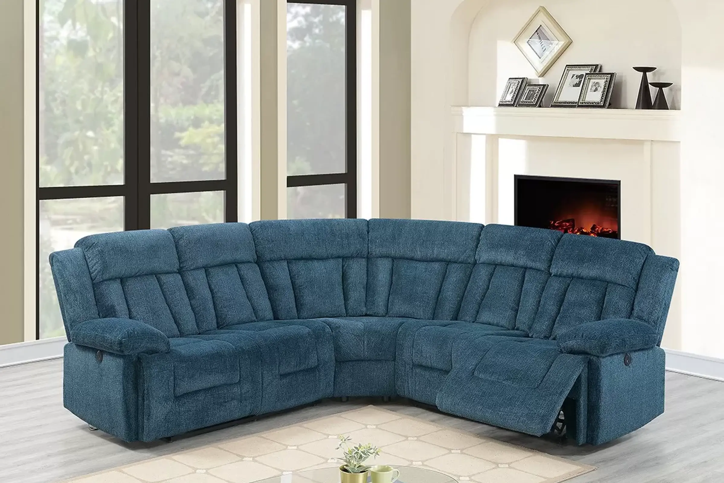 F86604 Power Reclining Sectional