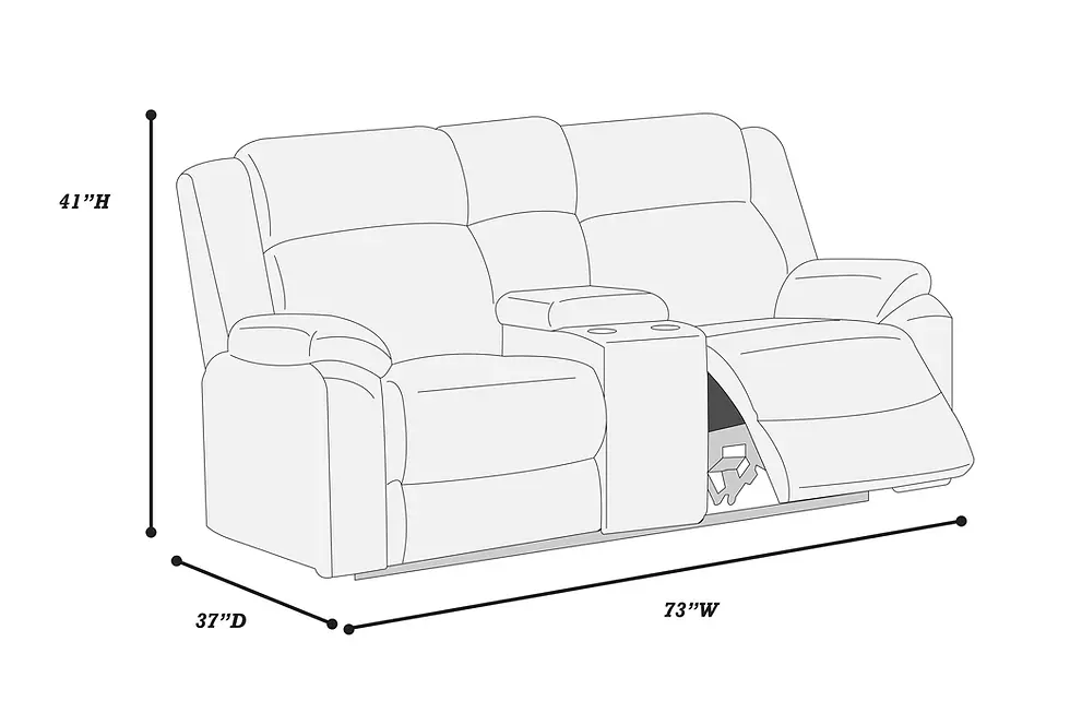 Thumbnail: Ash Motion Sofa & Loveseat