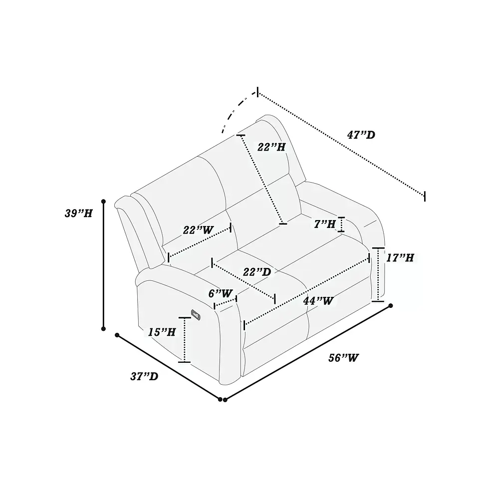 Thumbnail: Chesnut Reclining Sofa & Loveseat