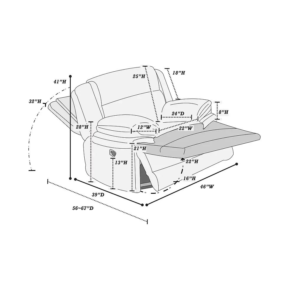 Thumbnail: F8134 Glider Recliner