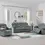 Thumbnail: Dark Gray Reclining Sofa & Loveseat