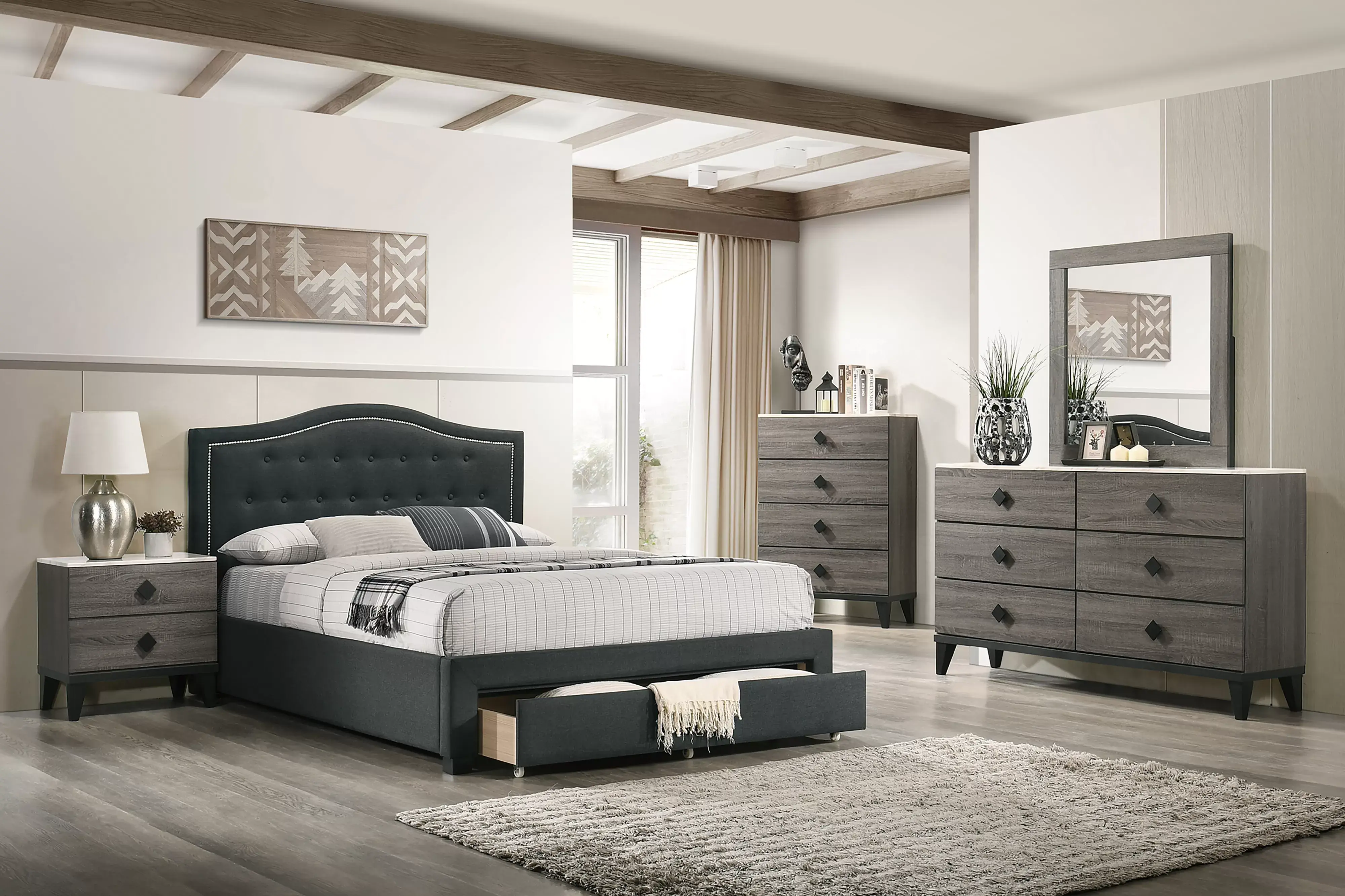 F9527T Twin Bed