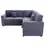 Thumbnail: F8555 3-Piece Convertible Sectional