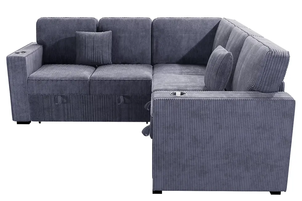 Thumbnail: F8555 3-Piece Convertible Sectional