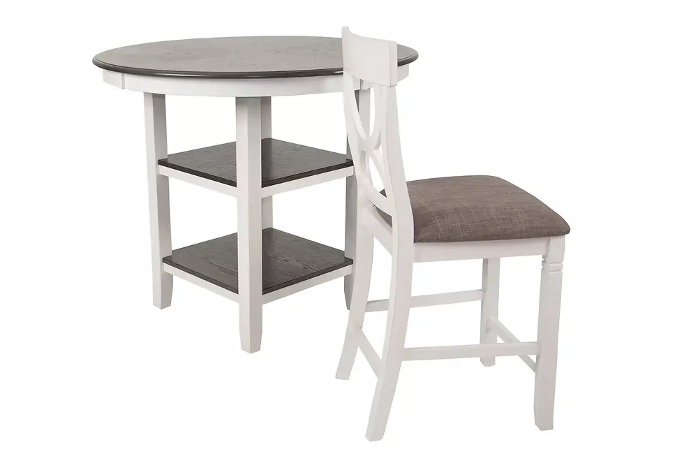 Thumbnail: F2625 5-Pcs Counter Height Dining Set