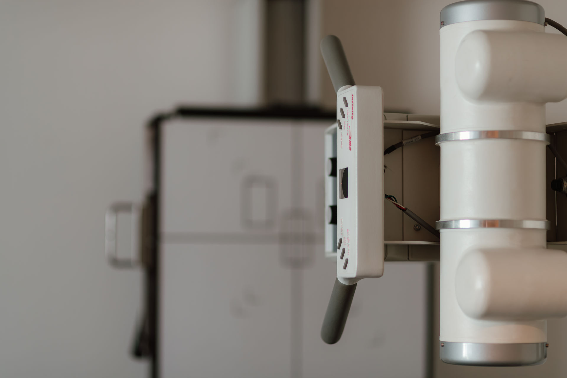 X-ray machine, medical equipment, a close-up view of the device, Holland Spine.