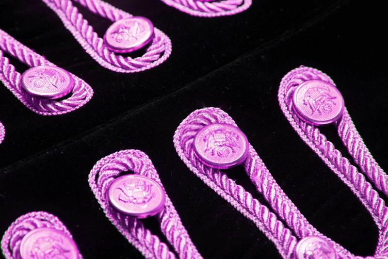 Thumbnail: The Hendrix Military Jacket - Purple