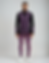 Front view men’s velvet military jacket, closed jacket, styled with psychedelic leggings