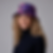 Front view of the Neon Forest mushroom print bucket hat on model in studio