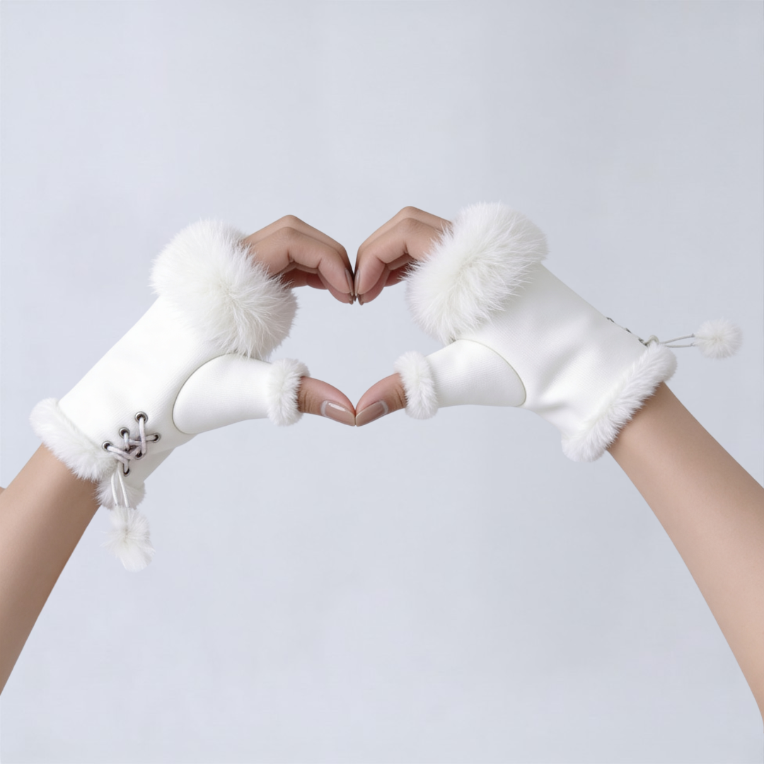 Snowflake Wrist Warmers