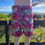 Thumbnail: Front view of the Acid House Beach Shorts on a mannequin, showing overall fit and design.