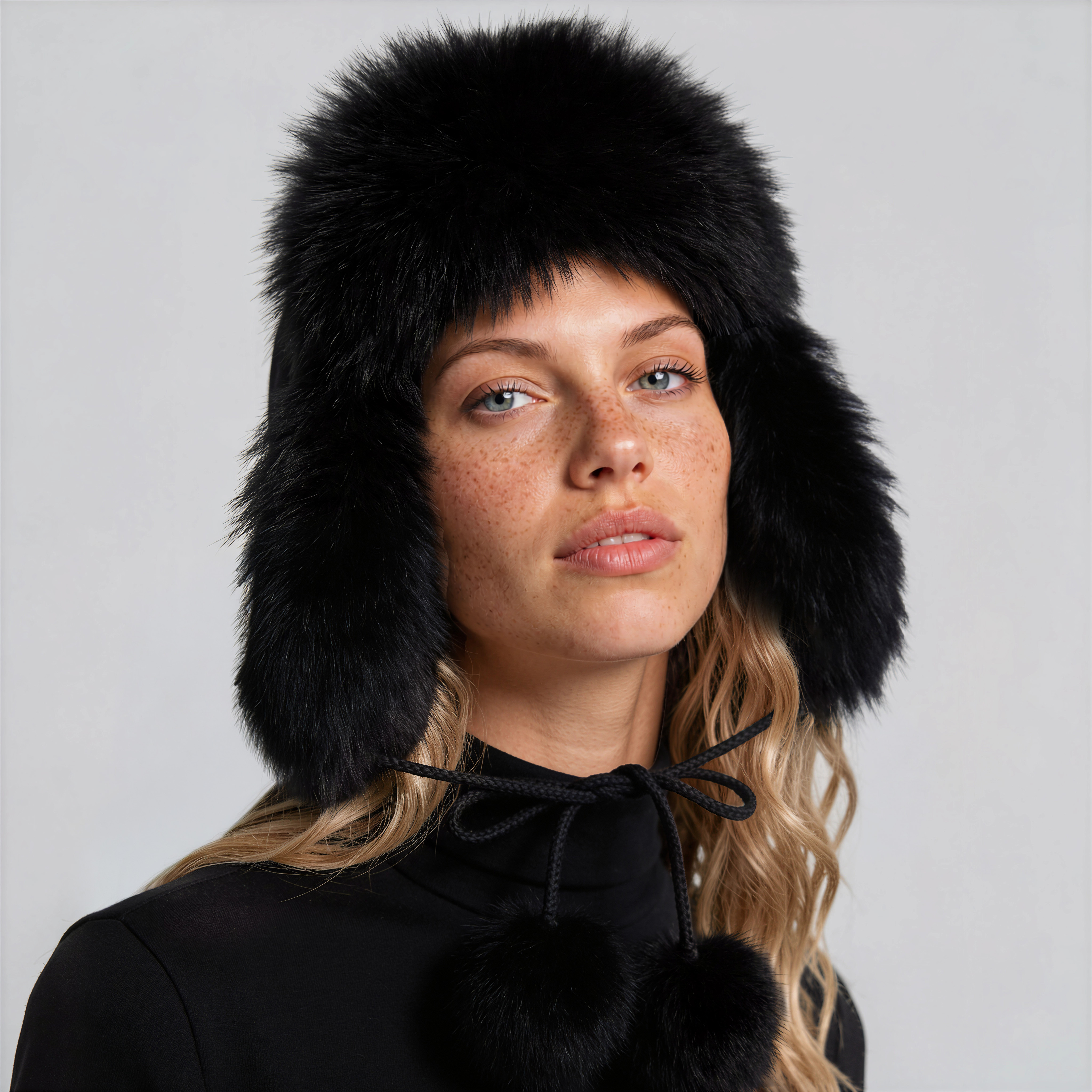 Midnight Frost Trapper Hat