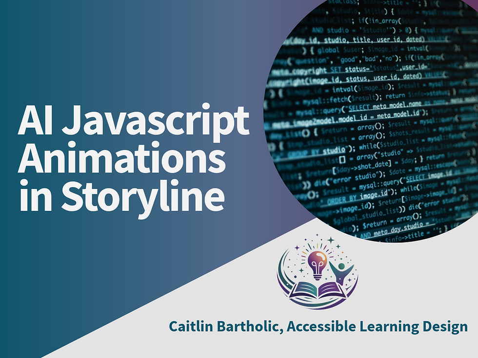 Storyline: AI JavaScript Animations