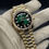 Thumbnail: Rolex Day-Date 18k Yellow Gold Emerald Baguette