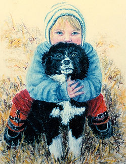 orig painting of Rachel & Blackie432 (2) - Copy for xmas ornament.jpg