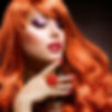 Redhead Model Close-Up