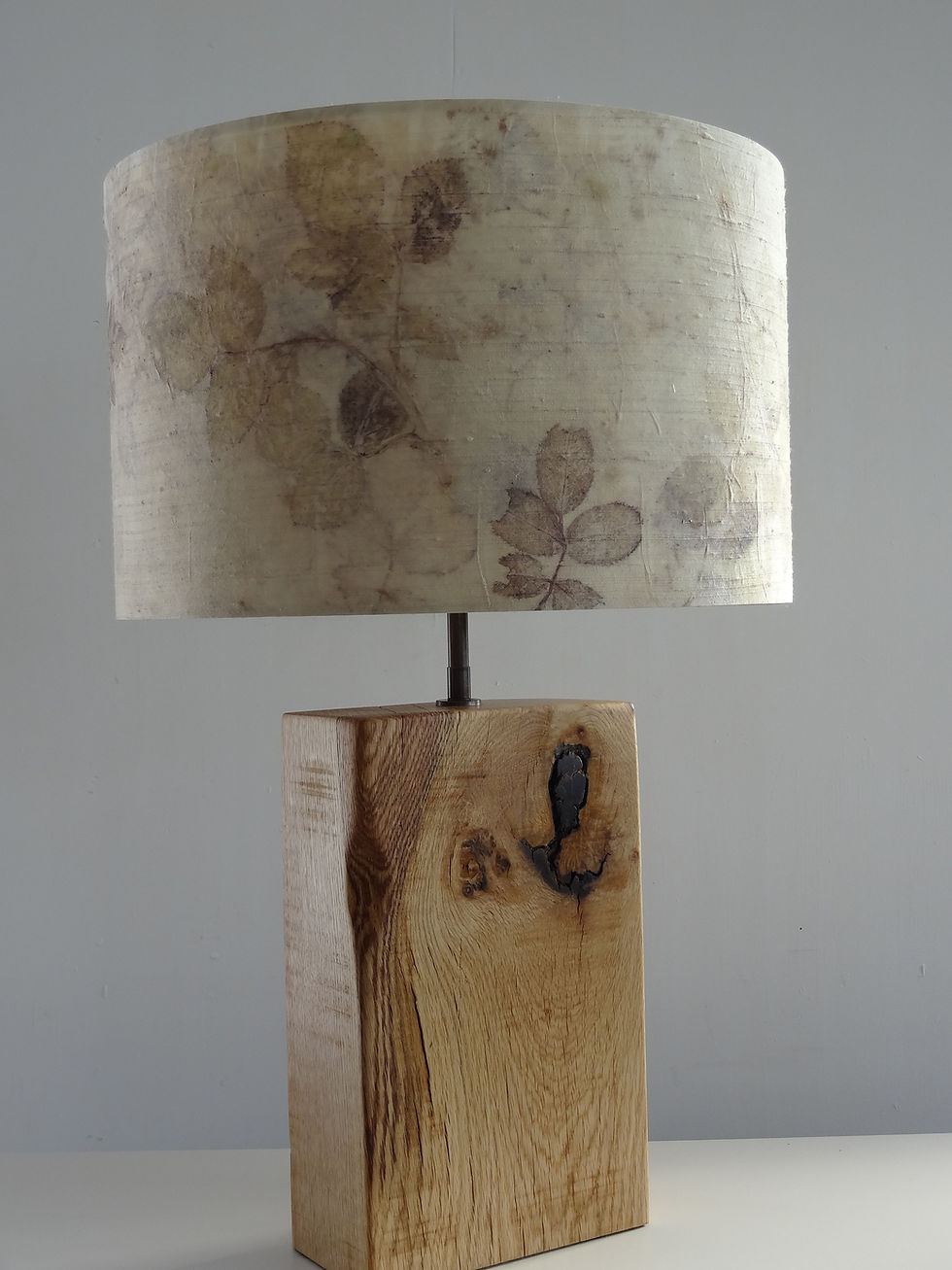 Oak Lamp Base