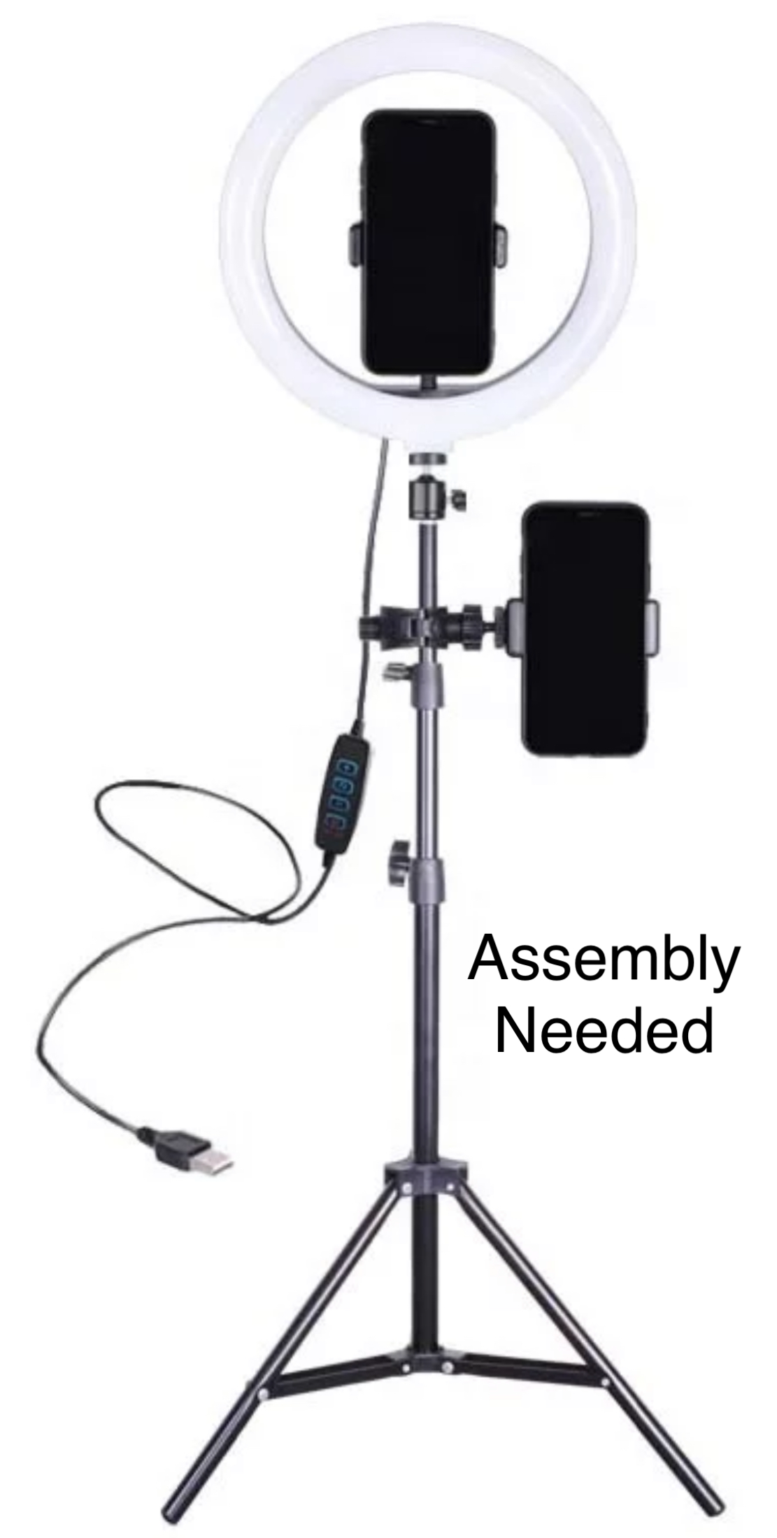 RING LIGHT WITH PHONE ATTACHMENT