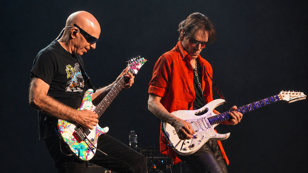 SatchVai taking the Hard Rock Live Orlando Stage
