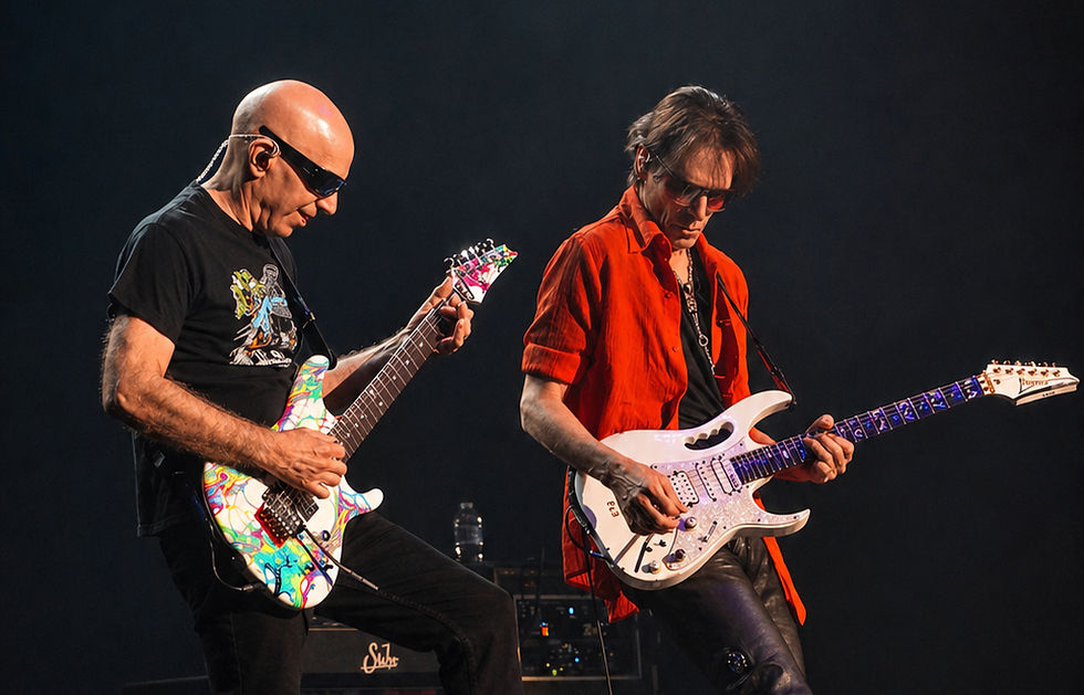 SatchVai taking the Hard Rock Live Orlando Stage