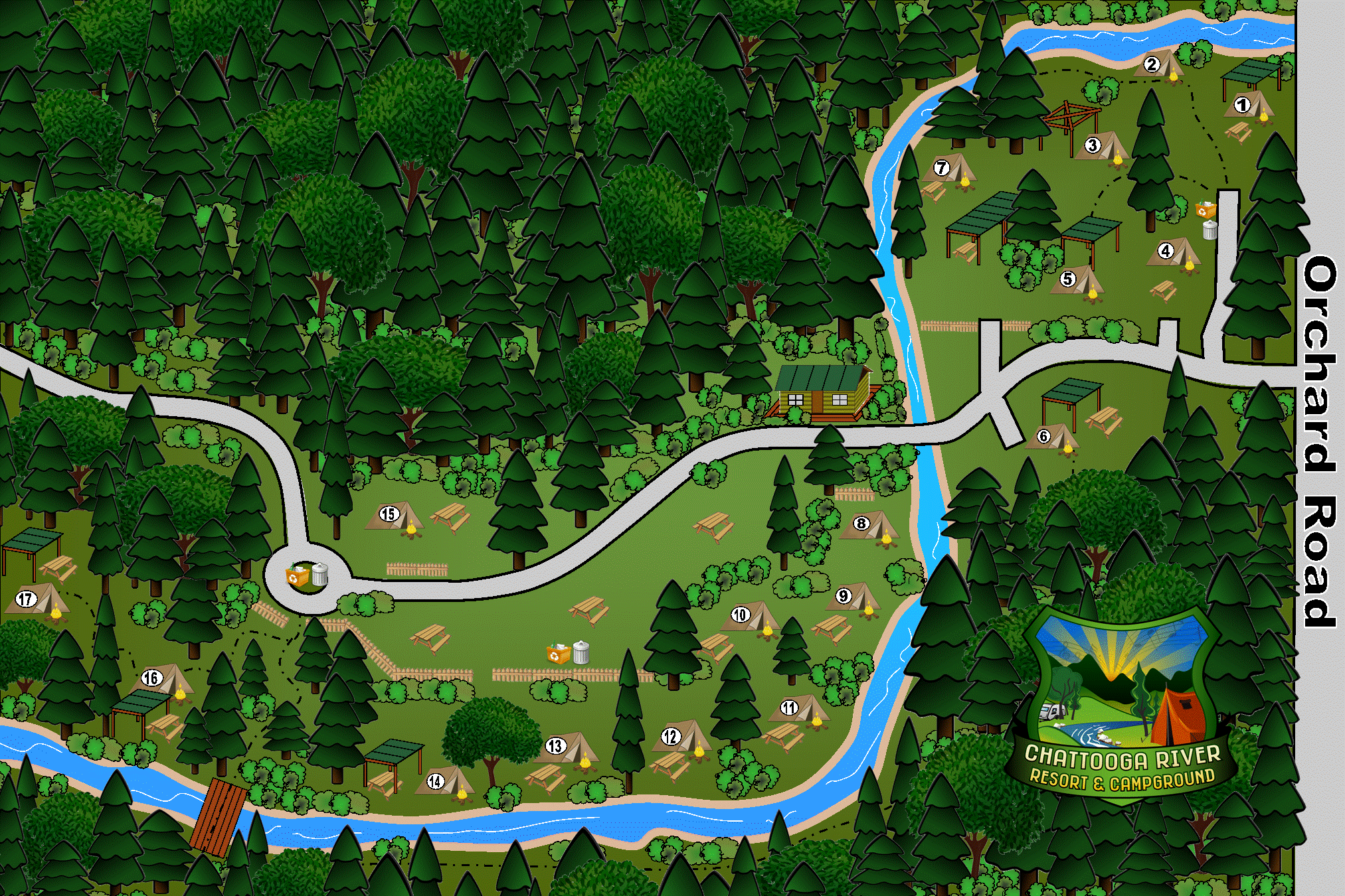 Campgrund map