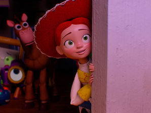 Esta imagen, publicada por Pixar, muestra a Jessie, con la voz de Joan Cusack, en una escena de "Toy Story 5".