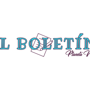 Logo de EL BOLETÍN con texto azul turquesa, icono de documento y bolígrafo, y subtítulo Planeta Venus sobre fondo blanco.
