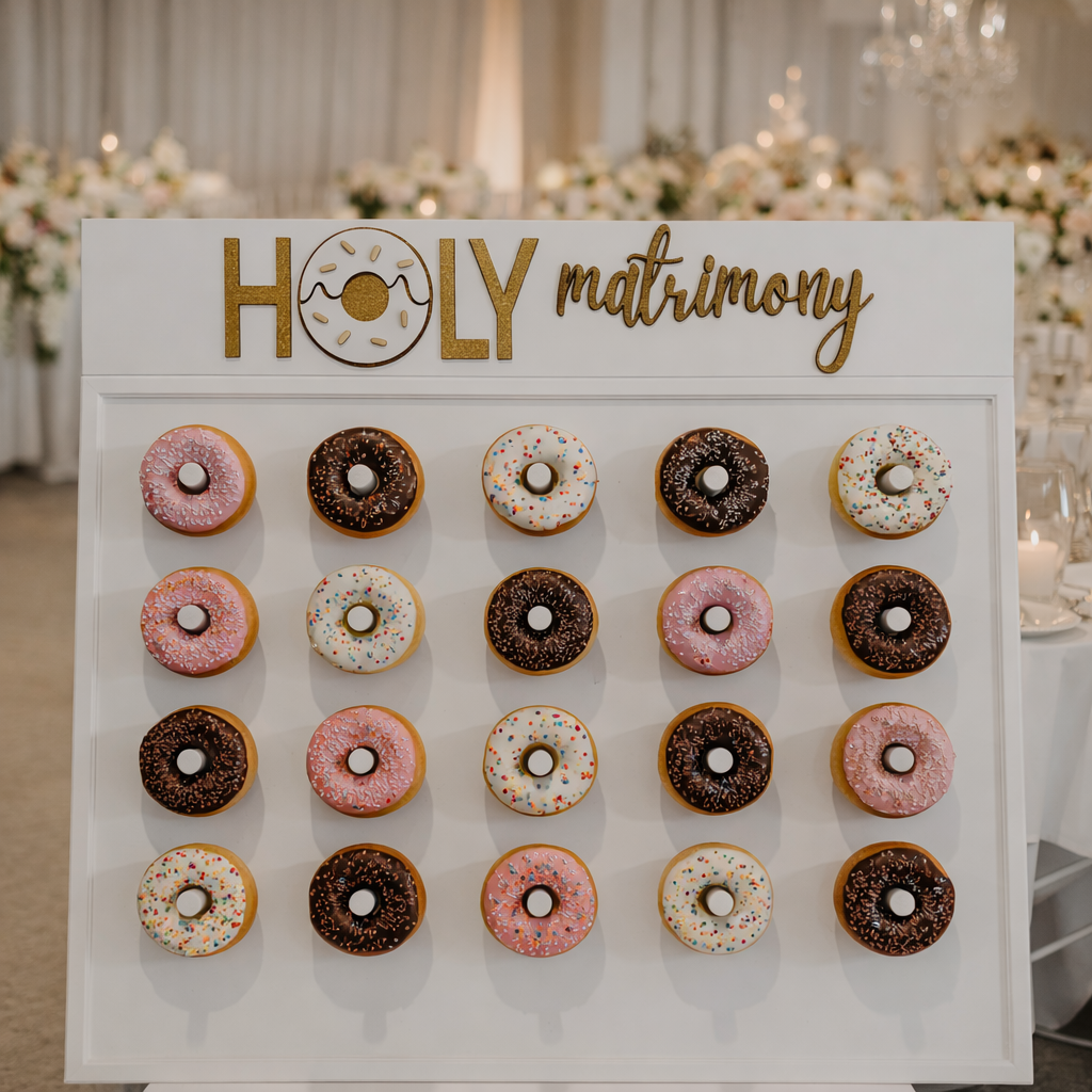 RENTAL "Holy Matrimony" Donut Display