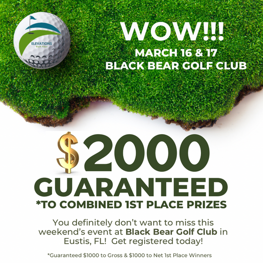 $2000 on the table! Black Bear this weekend!!!