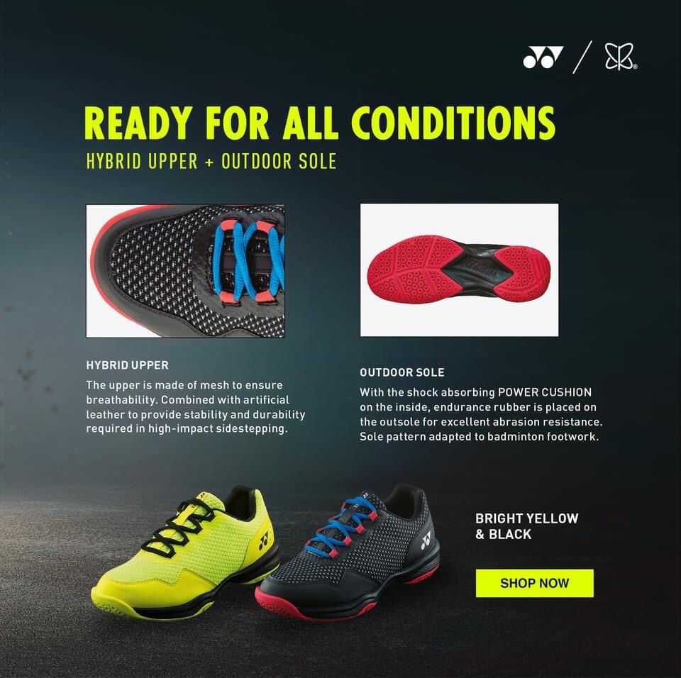 Thumbnail: YONEX SHB 10 OUTDOOR INDOOR NON MARKING SHOES